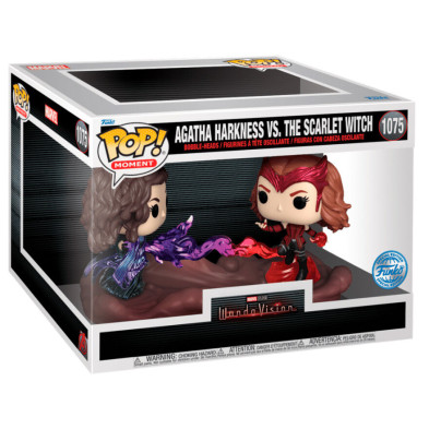 Figura POP Moment Marvel WandaVision Agatha Harkness Vs The Scarlet Witch Exclusive